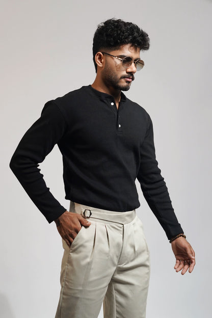 The Old Money Henley Shirt