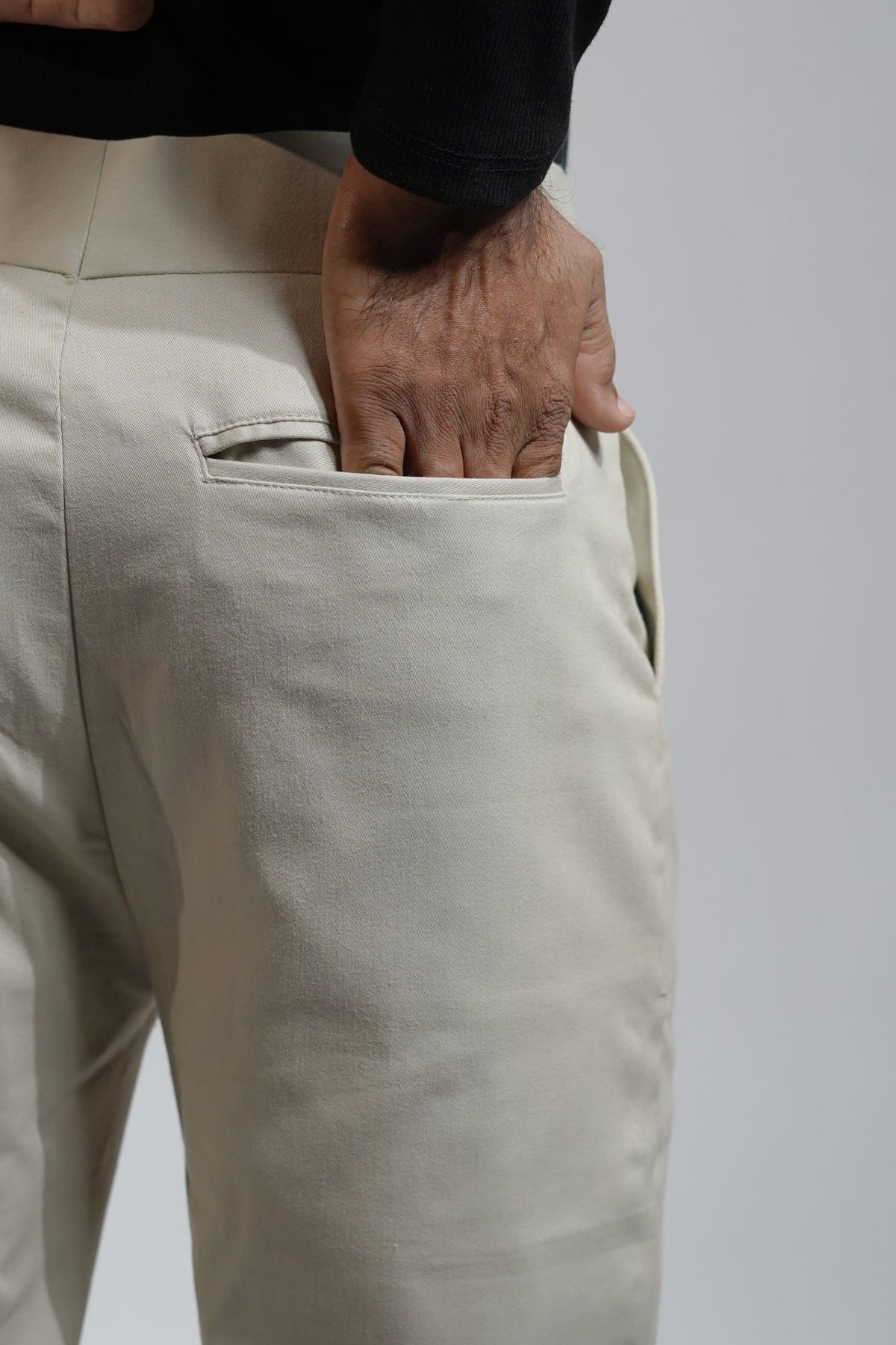 Beige Gurkha Pants