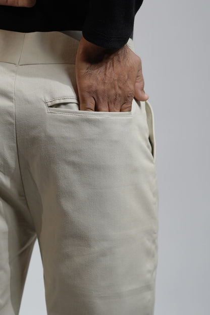 Beige Gurkha Pants